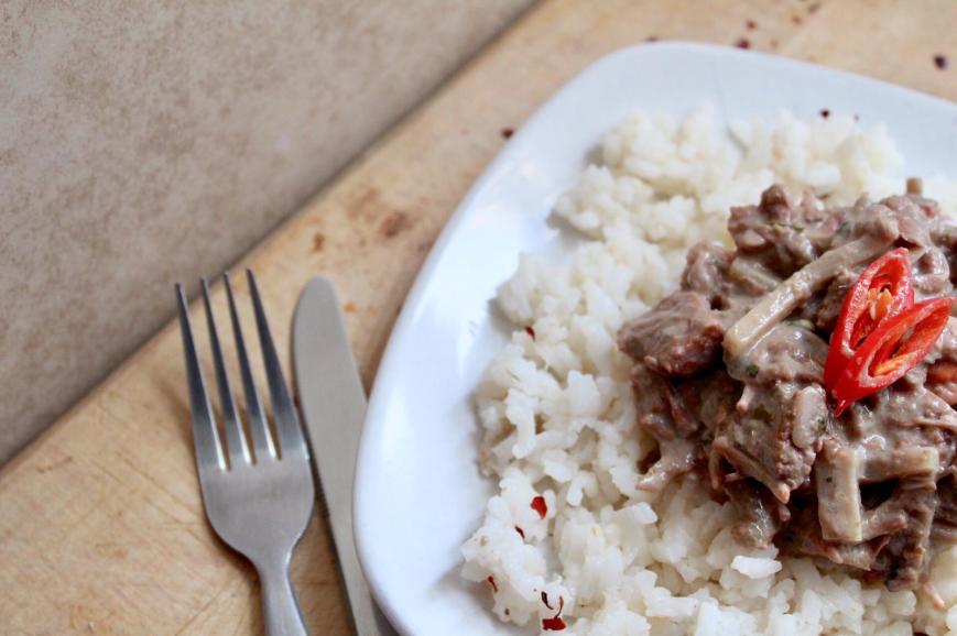 Thai Jackfruit Curry with Basmati Rice