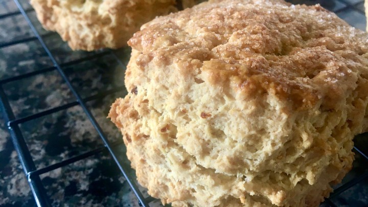 Orange and cranberry scone